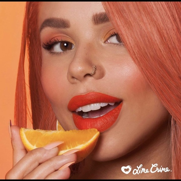 BNIB- Lime Crime Plushies in “Orange Juice” (LIMITED EDITION SHADE) 🍊 - Picture 3 of 8